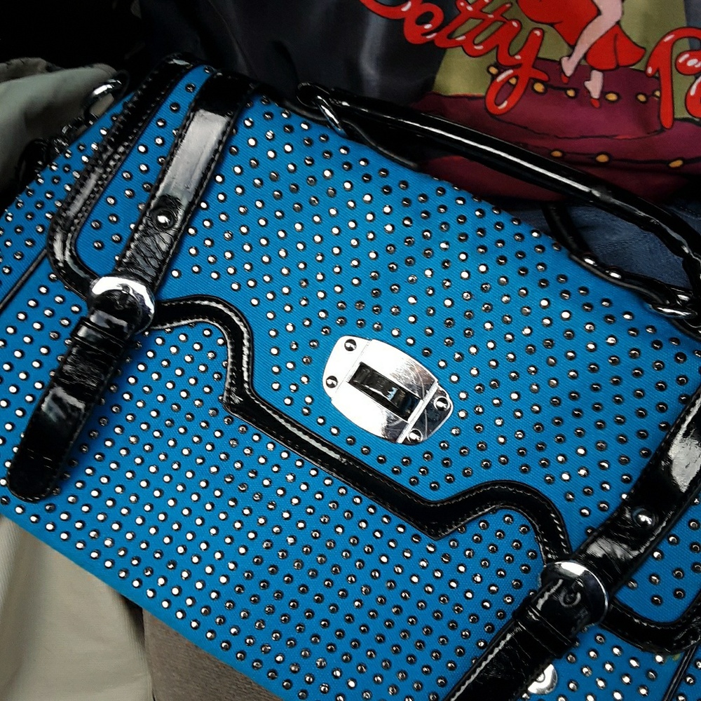 Bling and blue
